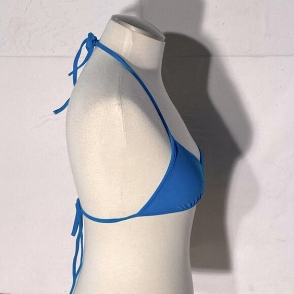 5/$25 Vintage 90s Bluenotes Blue String Bikini With O Ring Details L - Picture 13 of 15